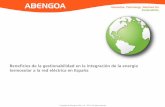 Beneficios de la gestionabilidad en la integración de la termosolar a la red eléctrica España
