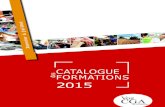 Catalogue de formations : 1er semestre 2015