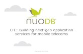 LTE: Building next-gen application services for mobile telecoms
