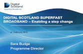 Sara Budge - Programme Director - Digital Scotland Superfast Broadband