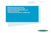 Forrester Survey Reveals Rising Customer Expectations & Improving Efficiency Drive Firms’ Transformation Efforts