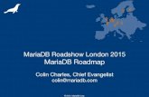 MariaDB Roadmap - May 2015