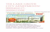BOOKING OPEN TDI LAKE GROVE CITY APARTMENTS CALL 9999404127