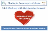 Marking for outstanding impact