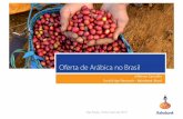 (Coffee & Dinner 2015 - Cecafé) Painel Brasil: Oferta Brasileira / Tendências (Oferta de Cafés Arábica)