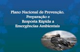 Plano nacional de Prevenção,  Preparação e Resposta Rápida aEmergências Ambientais  P2R2