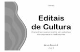 Editais de Cultura - Lárcio Benedetti - Aula 2 (Março 2015)