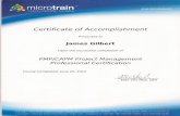 PMP CAPM training certificate