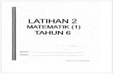 Matematik Kertas 1. Latihan 2 Bulan Mei 2015