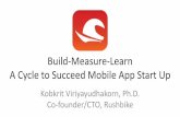 Build-Measure-Learn : A cycle to succeed a mobile app start up.