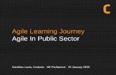 Agile learning journey in public sector / UK Parliament