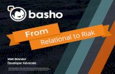Relational Databases to Riak