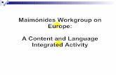 MaimóNides Workgroup On Europe