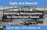 Gamifying Retrospectives For Distributed Teams