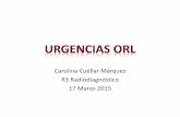 I Curso Actualización en radiología de urgencias: Urgencias ORL