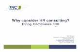 TRC Jax - Why Consider HR Consulting?