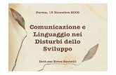 psicopatologia dello sviluppo del linguaggio e della comunicazione 2009 2010(prof. bilancia).ppt