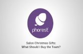 Salon Christmas Gifts:  What Should I Buy the Team?