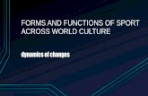 FORMS AND FUNCTIONS OF SPORT ACROSS WORLD CULTURE