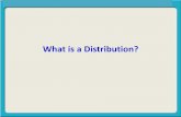 What is a distribution?
