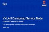 VXLAN Distributed Service Node