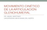 Movimiento cinético de la articulación glenohumeral y biomecanica del codo Clase 5