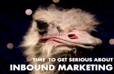 Time to Get Serious About INBOUND MARKETING
