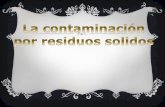 La Contaminacion por Residuos Solidos