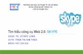 Tìm hiểu công cụ web 2.0 skype