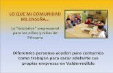 TALLER DE COMUNIDAD JORNADAS DE INICIATIVA