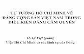 Tư tưởng Hồ Chí Minh trong điều kiện Đảng cầm quyền