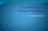 Classification of medical parasites