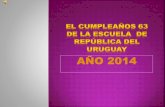 El 63 aniversario de la escuela República del Uruguay