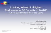 Higher Performance SSDs with HLNAND