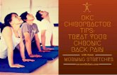 OKC Chiropractor Tips: Treat Your Chronic Back Pain with these Morning Stretches