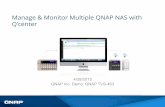 Manage & monitor multiple qnap nas with q’center