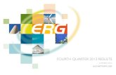 ERG - Fourth Quarter and 2013 Results