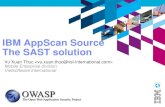 IBM AppScan Source - The SAST solution
