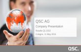 QSC AG Company Presentation Results Q1 2015
