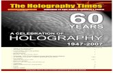 The Holography Times, November 2007, Volume 1, Issue 1