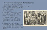 Pre-Modern European Migrations the Germans Part 2 - By Dr. Lizabeth Johnson