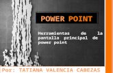Herramientas de Power Point - Tatiana Valencia