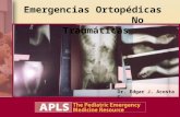 Emergencias ortopedicas no Traumaticas en Pediatria.