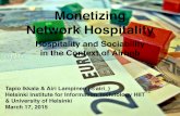 ￼Monetizing Network Hospitality: Hospitality and Sociability in the Context of Airbnb / Tapio Ikkala & Airi Lampinen