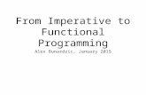 From Imperative to Functional Programming (for Absolute Beginners)