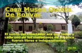 Casa Museo Quinta De BolíVar!!