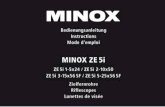 Instructions MINOX ZE 5i Series | Optics Trade