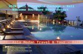3Days 2Nights Bali Honeymoon Package + Bali Niksoma Boutiqoe Beach Resort