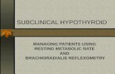 Subclinical Hypothyiroid
