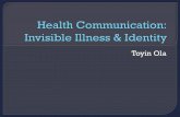 Invisible illness, Social identity, & Communication